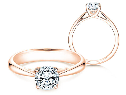 Verlovingsring Delight in 9K witgoud met diamant 1,00ct H/SI