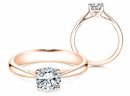 Verlovingsring Delight in 14K roségoud met diamant 1,00ct G/SI