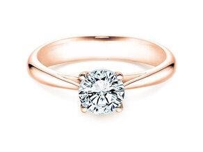 Verlovingsring Delight in 18K roségoud met diamant 1,00ct H/SI
