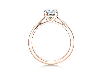 Verlovingsring Delight in 18K roségoud met diamant 1,00ct H/SI