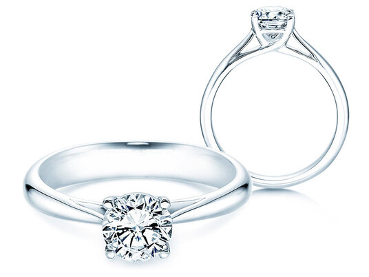 Verlovingsring Delight in 14K witgoud met Lab-grown diamant 2,50ct E/VS