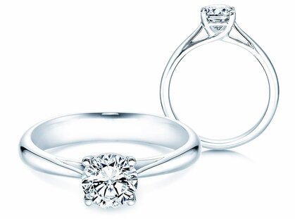 Verlovingsring Delight in 14K witgoud met diamant 1,00ct G/SI