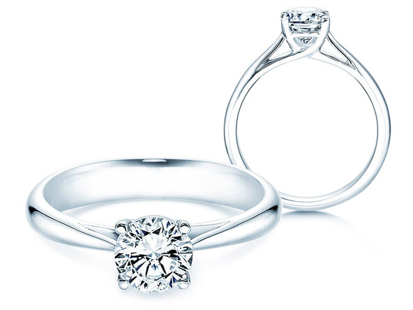 Verlovingsring Delight in 14K witgoud met Lab-grown diamant 2,50ct E/VS