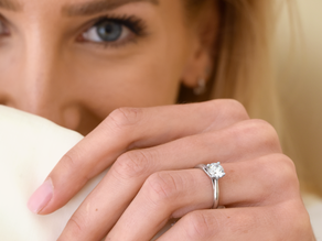 Verlovingsring Delight in 14K witgoud met Lab-grown diamant 2,50ct E/VS