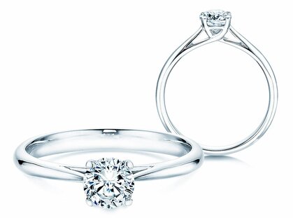 Verlovingsring Delight in platina 950/- met diamant 0,50ct G/VS