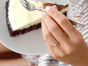 Verlovingsring Devotion in 9K witgoud met Lab-grown diamant 0,25ct E/VS