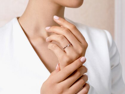 Verlovingsring Devour in zilver 925/- met diamant 0,10ct G/SI