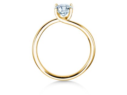 Verlovingsring Devour in 9K geelgoud met diamant 1,00ct H/SI