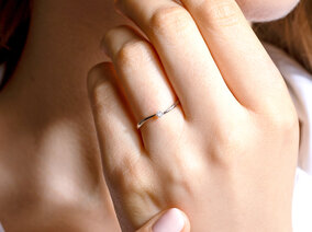 Verlovingsring Devour in zilver 925/- met diamant 0,05ct G/SI