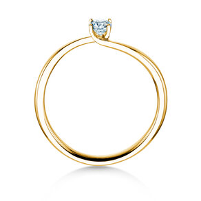 Verlovingsring Devour in 14K geelgoud met Lab-grown diamant 0,15ct E/VS