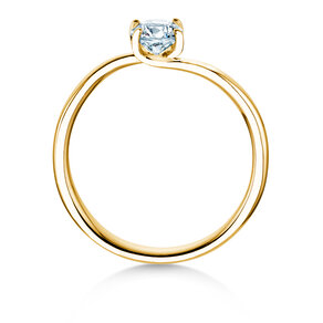 Verlovingsring Devour in 9K geelgoud met diamant 0,50ct H/SI