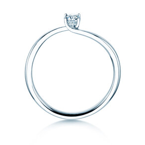 Verlovingsring Devour in zilver 925/- met Lab-grown diamant 0,15ct E/VS