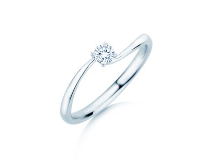 Verlovingsring Devour in zilver 925/- met Lab-grown diamant 0,15ct E/VS