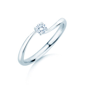 Verlovingsring Devour in zilver 925/- met Lab-grown diamant 0,15ct E/VS