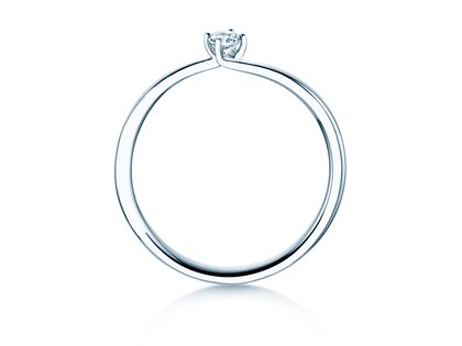 Verlovingsring Devour in zilver 925/- met diamant 0,10ct G/SI