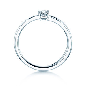 Verlovingsring Elipse in zilver