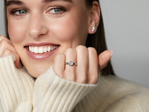 Verlovingsring Eternal in 9K roségoud met diamant 0,75ct G/SI