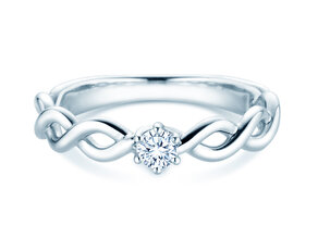 Verlovingsring Evoke in zilver 925/- met diamant 0,15ct H/SI