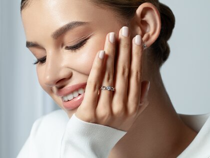 Verlovingsring Evoke in 9K geelgoud met diamant 0,25ct H/SI