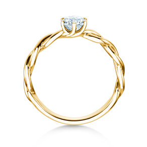 Verlovingsring Evoke in 18K geelgoud met diamant 0,50ct G/SI