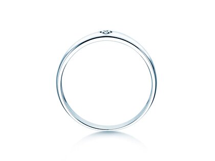 Verlovingsring Heart Petite in zilver
