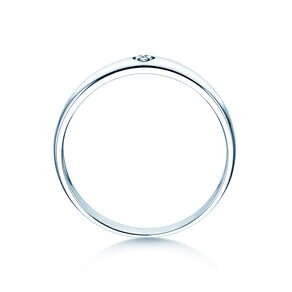 Verlovingsring Heart Petite in zilver