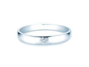 Verlovingsring Heart Petite in zilver