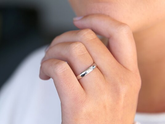 Verlovingsring Heart Petite in zilver