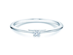 Verlovingsring Heaven 4 in zilver 925/- met diamant 0,07ct G/VS