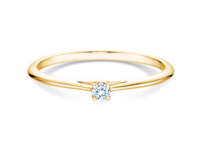 Verlovingsring Heaven 4 in 14K geelgoud met diamant 0,07ct H/SI