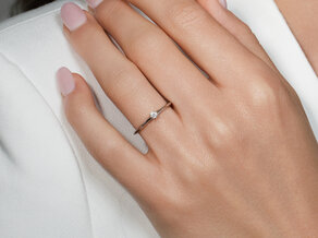 Verlovingsring Heaven 4 in zilver 925/- met diamant 0,05ct H/SI