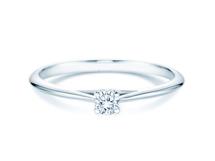 Verlovingsring Heaven 4 in zilver 925/- met diamant 0,10ct G/SI