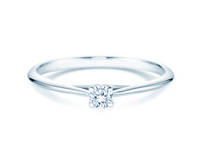 Verlovingsring Heaven 4 in zilver 925/- met diamant 0,10ct G/SI