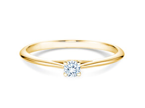 Verlovingsring Heaven 4 in 14K geelgoud met diamant 0,10ct H/SI