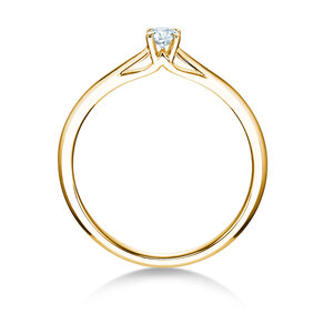 Verlovingsring Heaven 4 in 14K geelgoud met diamant 0,10ct H/SI