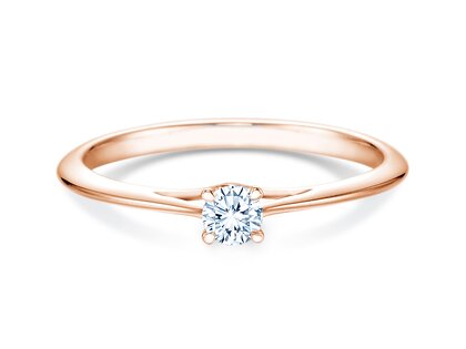 Verlovingsring Heaven 4 in 9K roségoud met Lab-grown diamant 0,15ct E/VS