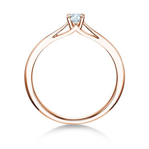 Verlovingsring Heaven 4 in 9K roségoud met Lab-grown diamant 0,15ct E/VS