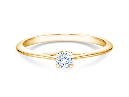 Verlovingsring Heaven 4 in 9K geelgoud met diamant 0,20ct H/SI