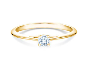 Verlovingsring Heaven 4 in 9K geelgoud met diamant 0,20ct H/SI