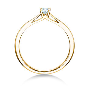 Verlovingsring Heaven 4 in 9K geelgoud met diamant 0,20ct H/SI