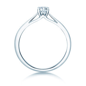 Verlovingsring Heaven 4 in 9K witgoud met diamant 0,25ct H/SI