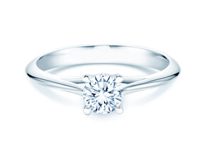 Verlovingsring Heaven 4 in 18K witgoud met diamant 0,30ct G/SI