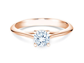 Verlovingsring Heaven 4 in 18K roségoud met diamant 0,30ct G/SI