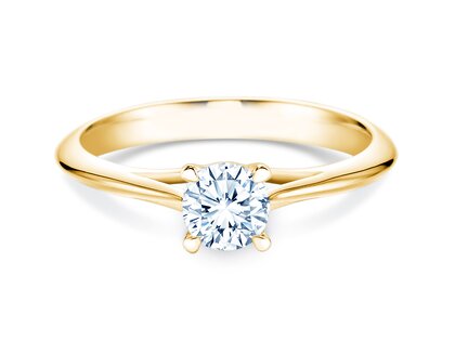 Verlovingsring Heaven 4 in 18K geelgoud met diamant 0,30ct G/SI