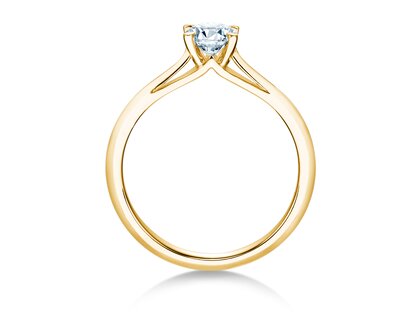 Verlovingsring Heaven 4 in 18K geelgoud met diamant 0,30ct G/SI
