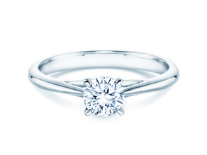 Verlovingsring Heaven 4 in platina 950/- met diamant 0,50ct H/SI