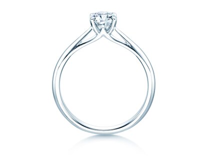 Verlovingsring Heaven 4 in platina 950/- met diamant 0,50ct H/SI
