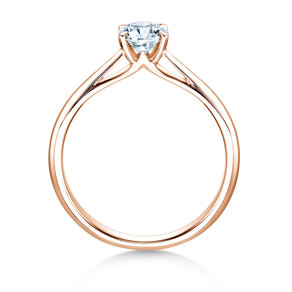 Verlovingsring Heaven 4 in 14K roségoud met diamant 0,50ct H/SI