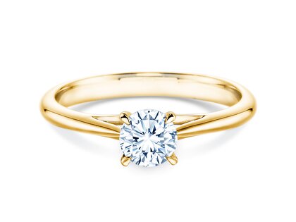 Verlovingsring Heaven 4 in 9K geelgoud met Lab-grown diamant 0,50ct E/VS