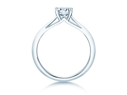 Verlovingsring Heaven 4 in 14K witgoud met diamant 0,75ct G/SI